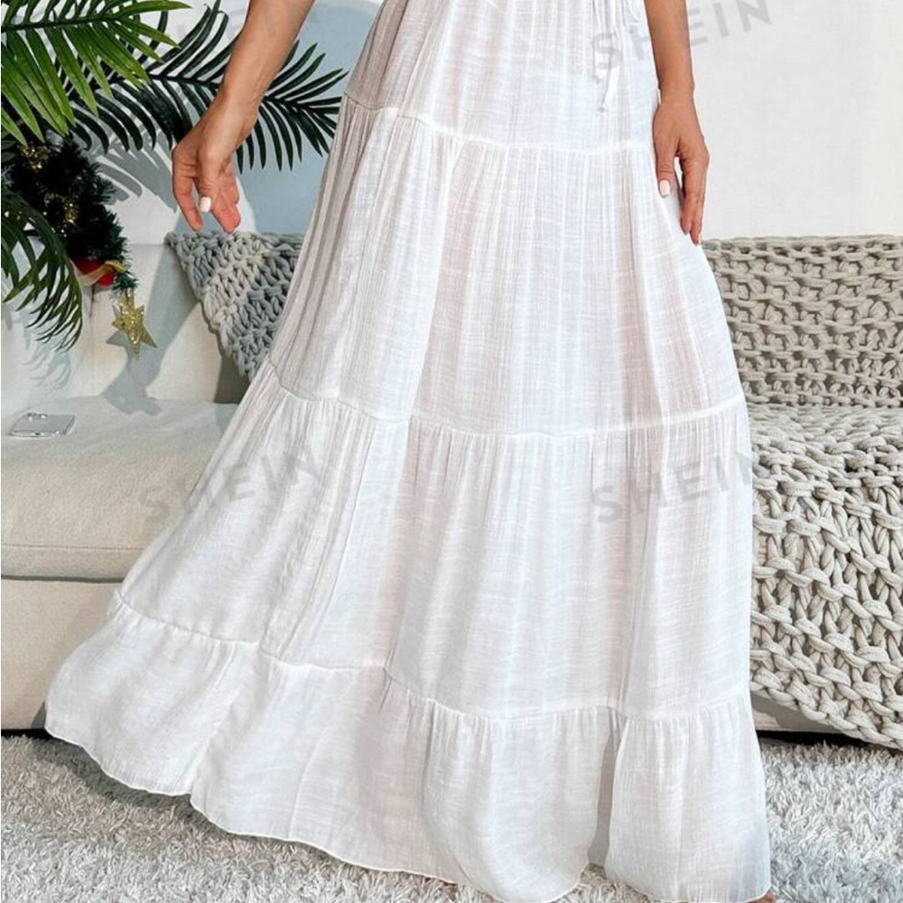 White Maxi Skirt